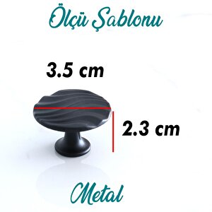 Mat Siyah Kulp Düğme Mobilya Mutfak Dolabı Çekmece Dolap Kulpları Kapak Kulpu Kulb Metal