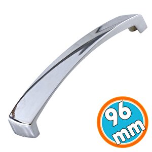 Mobilya Mutfak Dolabı Çekmece Dolap Kapak Kulpu Kulbu Krom 96 Mm Metal Kulp