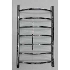 50/80 Cm 7 Borulu Luna Krom Renk  304 Kalite Paslanmaz Havlupan 10 Yil Garanti̇li̇