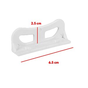 Pencere Kapı Sineklik Kolu Plastik Pimapen Pvc L Tipi Tutucu Tutamağı 2 Adet