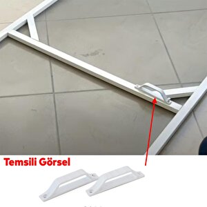 Pencere Kapı Sineklik Kolu Plastik Pimapen Pvc D Tutucu Tutamağı 2 Adet
