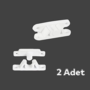 Pencere Kapı Sineklik Çerçeve Montaj Seti Plastik Kol Menteşe Çıt Çıt Tutamak Pimapen Pvc 10'lu Set