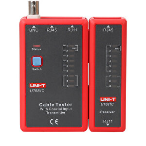 Ut681c Kablo Test Cihazı  Ethernet/telefon/bnc