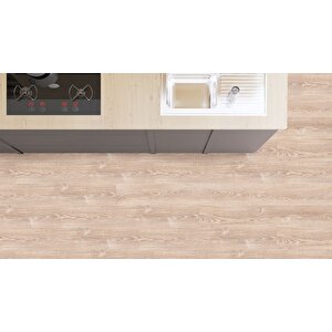 Sun Laminat Parke 8mm Karamel Meşe Fs020 + 6cm Süpürgelik + 3mm Kapron Takım