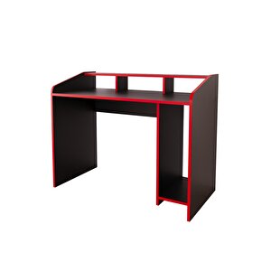 Nova S8380 Oyuncu Masası Siyah Kırmızı 117 Cm