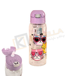 Lüks Pi̇petli̇ Matara 500ml Mono Tp726 Lila