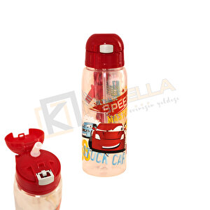 Lüks Pi̇petli̇ Matara 500ml Mono Tp726 Kırmızı