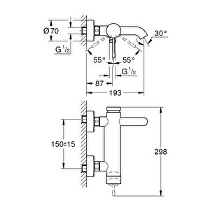 Essence Tek Kumandalı Banyo Bataryası - 33624da1