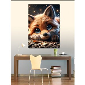Kanvas Tablo Sevimli Köpek 70x100 cm