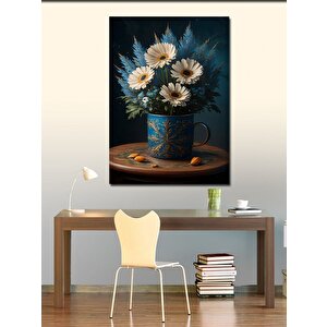 Kanvas Tablo Lavantalar Ve Çiçekler 70x100 cm