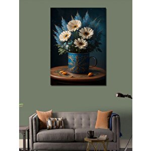 Kanvas Tablo Lavantalar Ve Çiçekler 70x100 cm