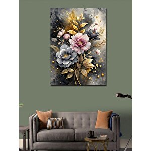 Kanvas Tablo Renkli Çiçekler 70x100 cm