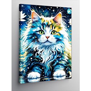 Kanvas Tablo Sevimli Yavru Kedi 100x140 cm