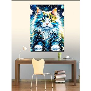 Kanvas Tablo Sevimli Yavru Kedi 100x140 cm