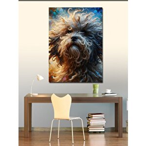 Kanvas Tablo Teriyer Cinsi Köpek