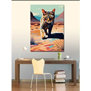 Kanvas Tablo Asil Kedi