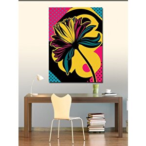 Kanvas Tablo Renkli Çiçek 70x100 cm