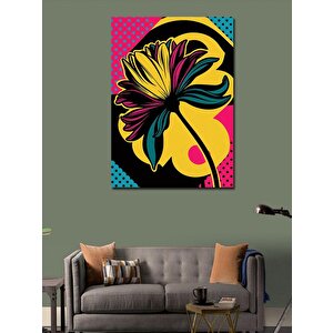 Kanvas Tablo Renkli Çiçek 70x100 cm