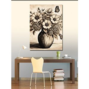 Kanvas Tablo Vazodaki Çiçekler 100x140 cm
