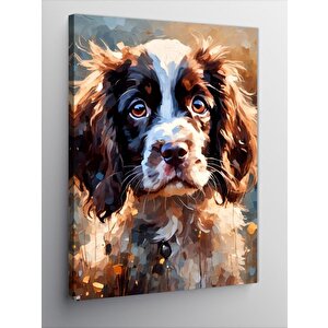 Kanvas Tablo Sevimli Köpek 70x100 cm