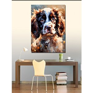 Kanvas Tablo Sevimli Köpek 70x100 cm