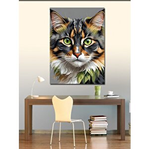 Kanvas Tablo Sevimli Kedi 70x100 cm