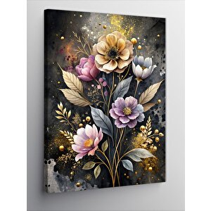 Kanvas Tablo Renkli Çiçekler 100x140 cm