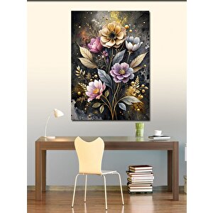 Kanvas Tablo Renkli Çiçekler 100x140 cm