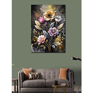 Kanvas Tablo Renkli Çiçekler 100x140 cm