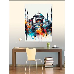 Kanvas Tablo Ayasofya Sulu Boya 70x100 cm