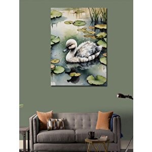 Kanvas Tablo Sevimli Ördek 100x140 cm