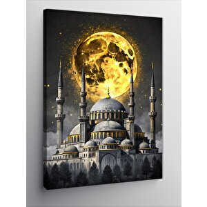 Kanvas Tablo Dolunay Ve Ayasofya 70x100 cm