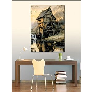 Kanvas Tablo Değirmen Evi 70x100 cm