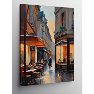 Kanvas Tablo Kafe 70x100 cm