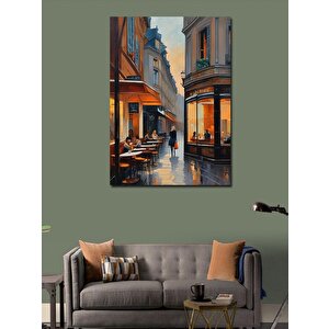 Kanvas Tablo Kafe 70x100 cm
