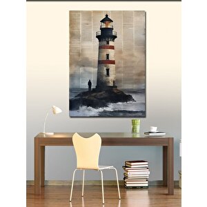 Kanvas Tablo Deniz Feneri 70x100 cm