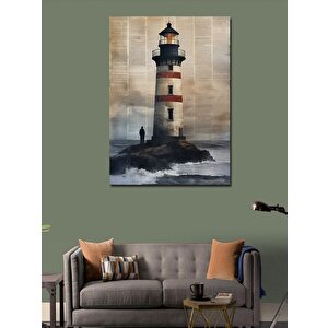 Kanvas Tablo Deniz Feneri 70x100 cm