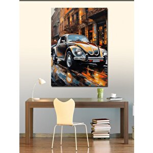 Kanvas Tablo Klasik Kaplumbağa Araba 70x100 cm
