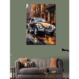 Kanvas Tablo Klasik Kaplumbağa Araba 70x100 cm