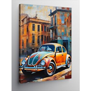 Kanvas Tablo Klasik Araba Kaplumbağa 70x100 cm