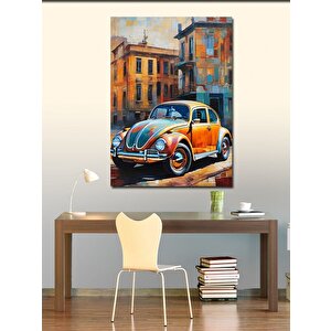 Kanvas Tablo Klasik Araba Kaplumbağa 70x100 cm