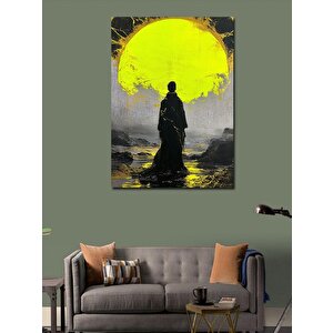 Kanvas Tablo Güneş Ve Soyut Adam 70x100 cm