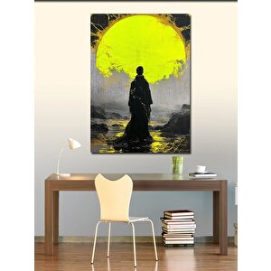 Kanvas Tablo Güneş Ve Soyut Adam 100x140 cm