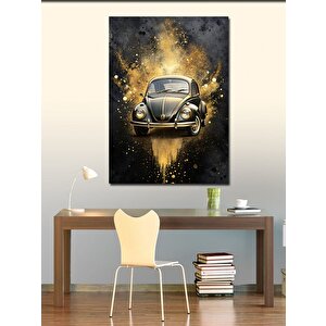 Kanvas Tablo Retro Klasik Araba 70x100 cm