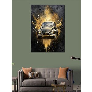 Kanvas Tablo Retro Klasik Araba 70x100 cm