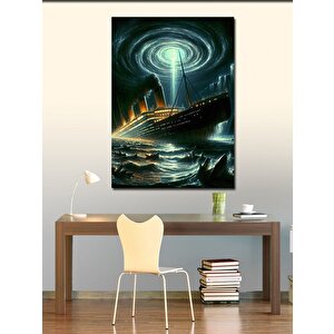 Kanvas Tablo Batan Gemi 70x100 cm