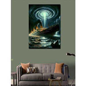 Kanvas Tablo Batan Gemi 70x100 cm