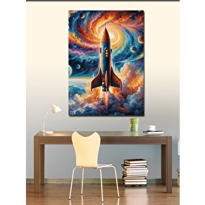 Kanvas Tablo Uzay Gemisi 70x100 cm