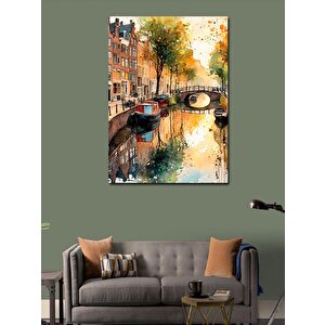 Kanvas Tablo Amsterdam Evleri