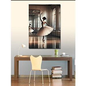 Kanvas Tablo Balerin Ve Ayna 100x140 cm